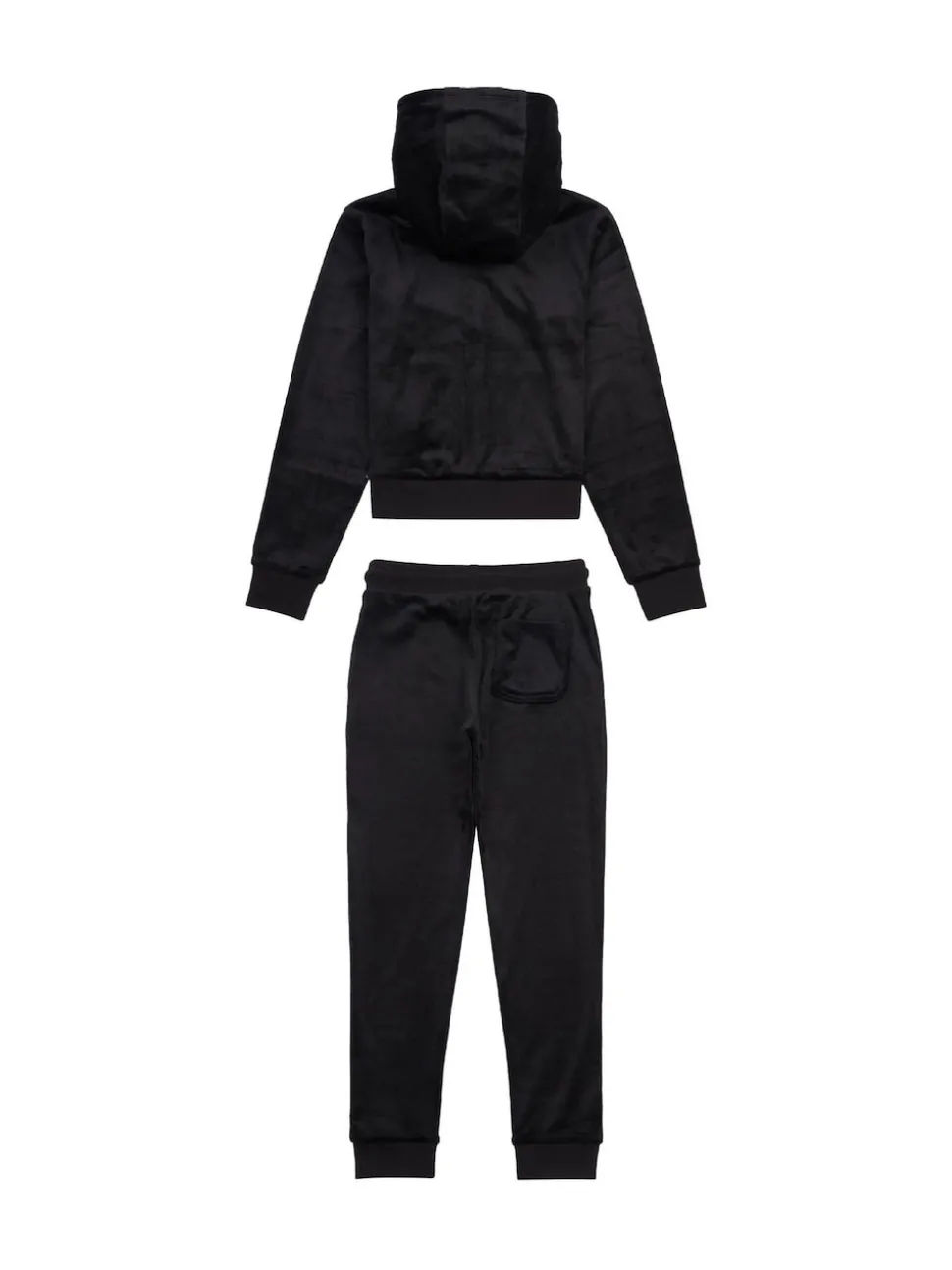 Juicy Couture Black Slim Diamante Hoodie & Tracksuit Set