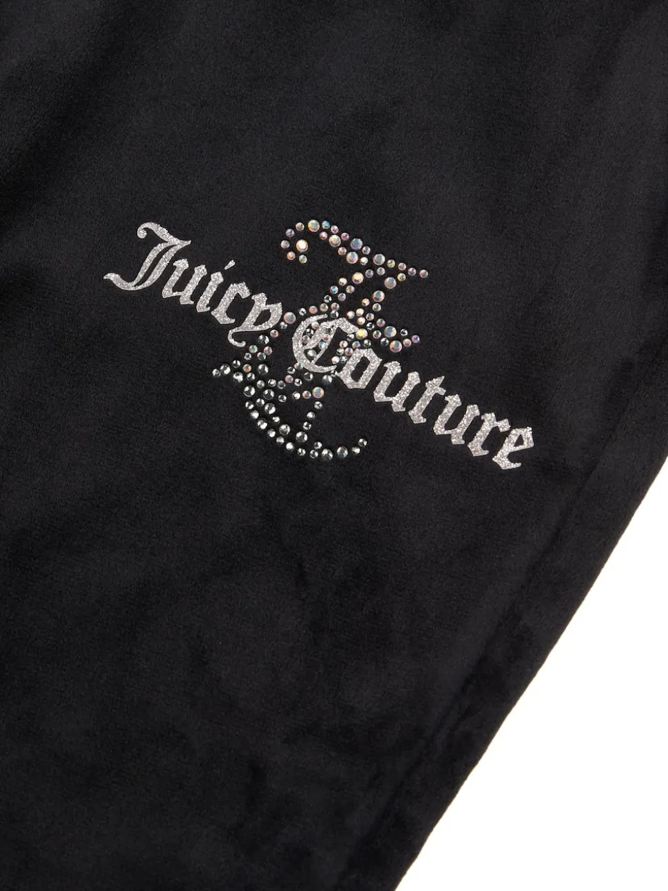 Juicy Couture Black Slim Diamante Hoodie & Tracksuit Set