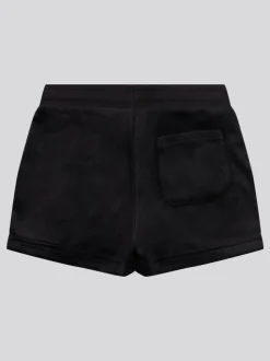 Juicy Couture Black Velour Fold Up Shorts