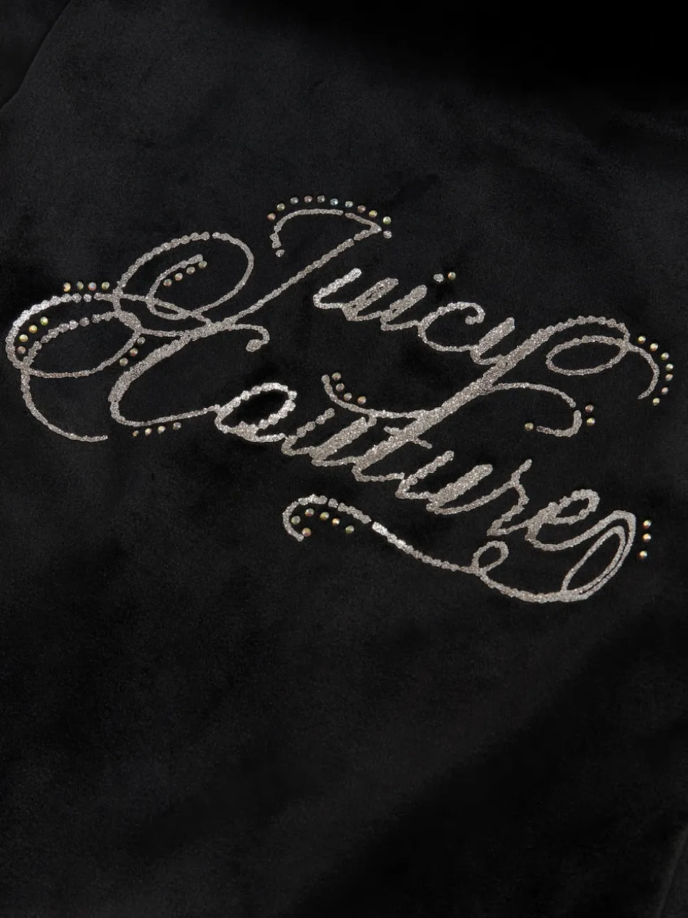 Juicy Couture Black Zip Through Hoodie and Relaxed Joggers Set