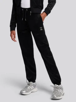Juicy Couture Black Zip Through Hoodie and Relaxed Joggers Set