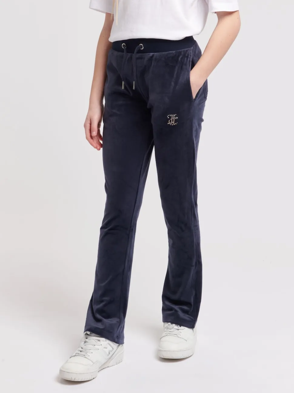 Juicy Couture Blue Diamanté Bootcut Joggers