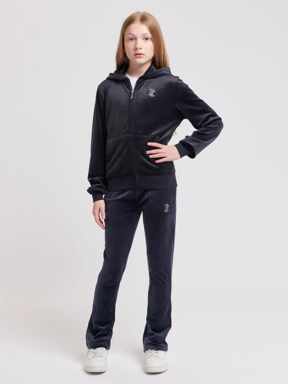 Juicy Couture Blue Diamanté Bootcut Joggers
