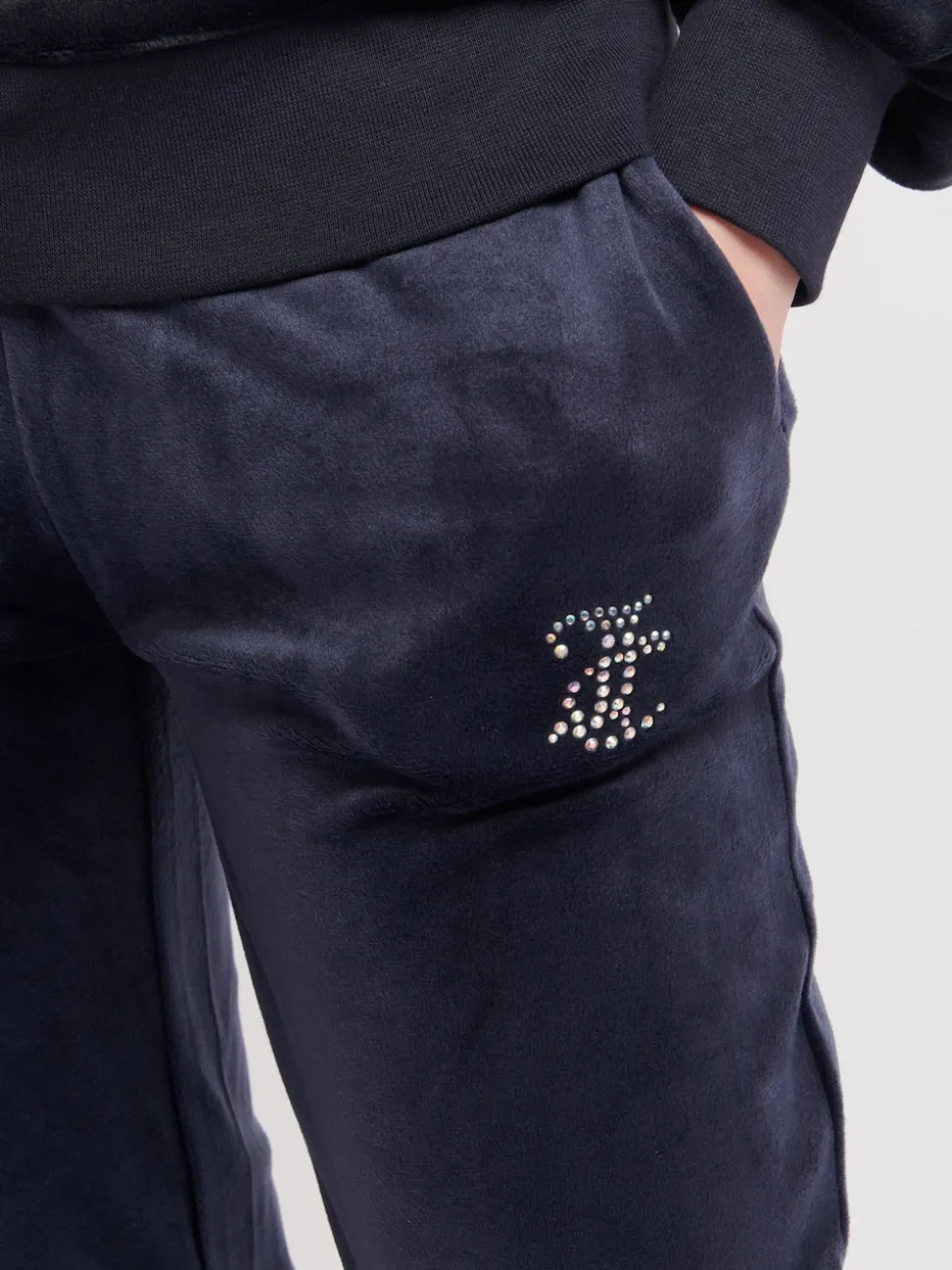 Juicy Couture Blue Diamanté Bootcut Joggers