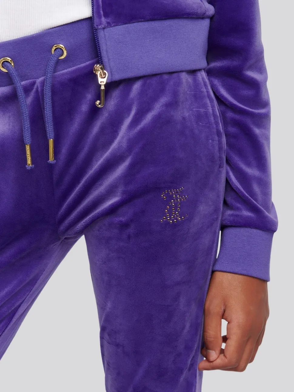 Juicy Couture Blue Diamante Bootcut Joggers