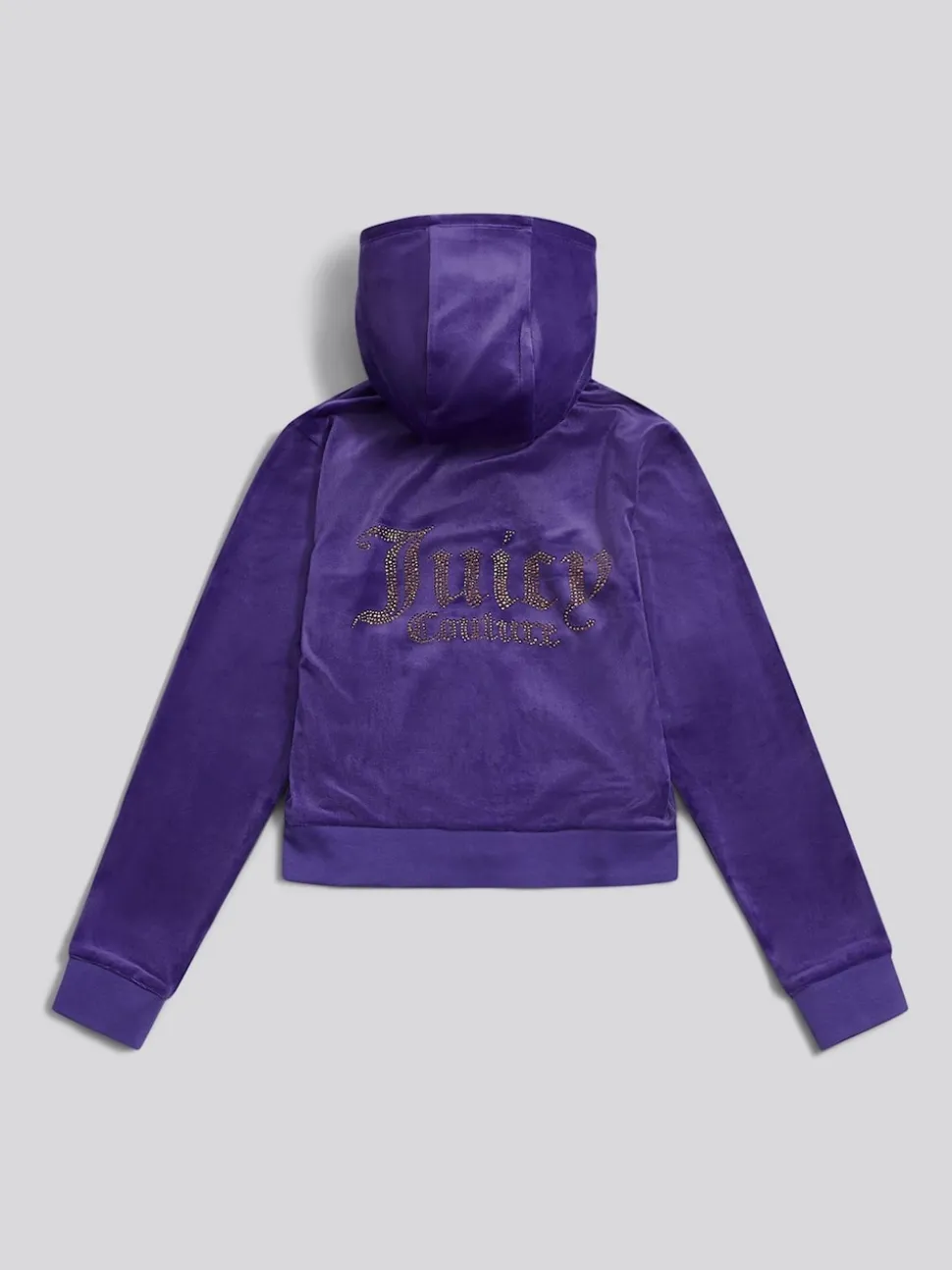 Juicy Couture Blue Diamante Zip Through Hoodie
