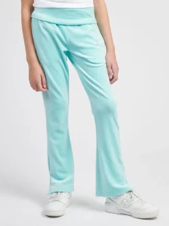 Juicy Couture Blue Fold Over Waist Joggers