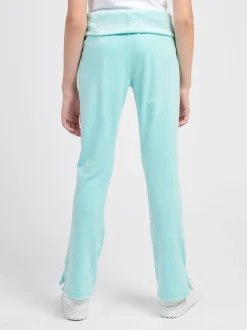 Juicy Couture Blue Fold Over Waist Joggers