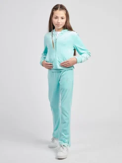 Juicy Couture Blue Fold Over Waist Joggers
