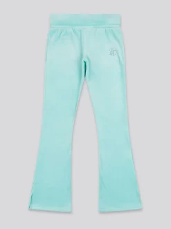 Juicy Couture Blue Fold Over Waist Joggers