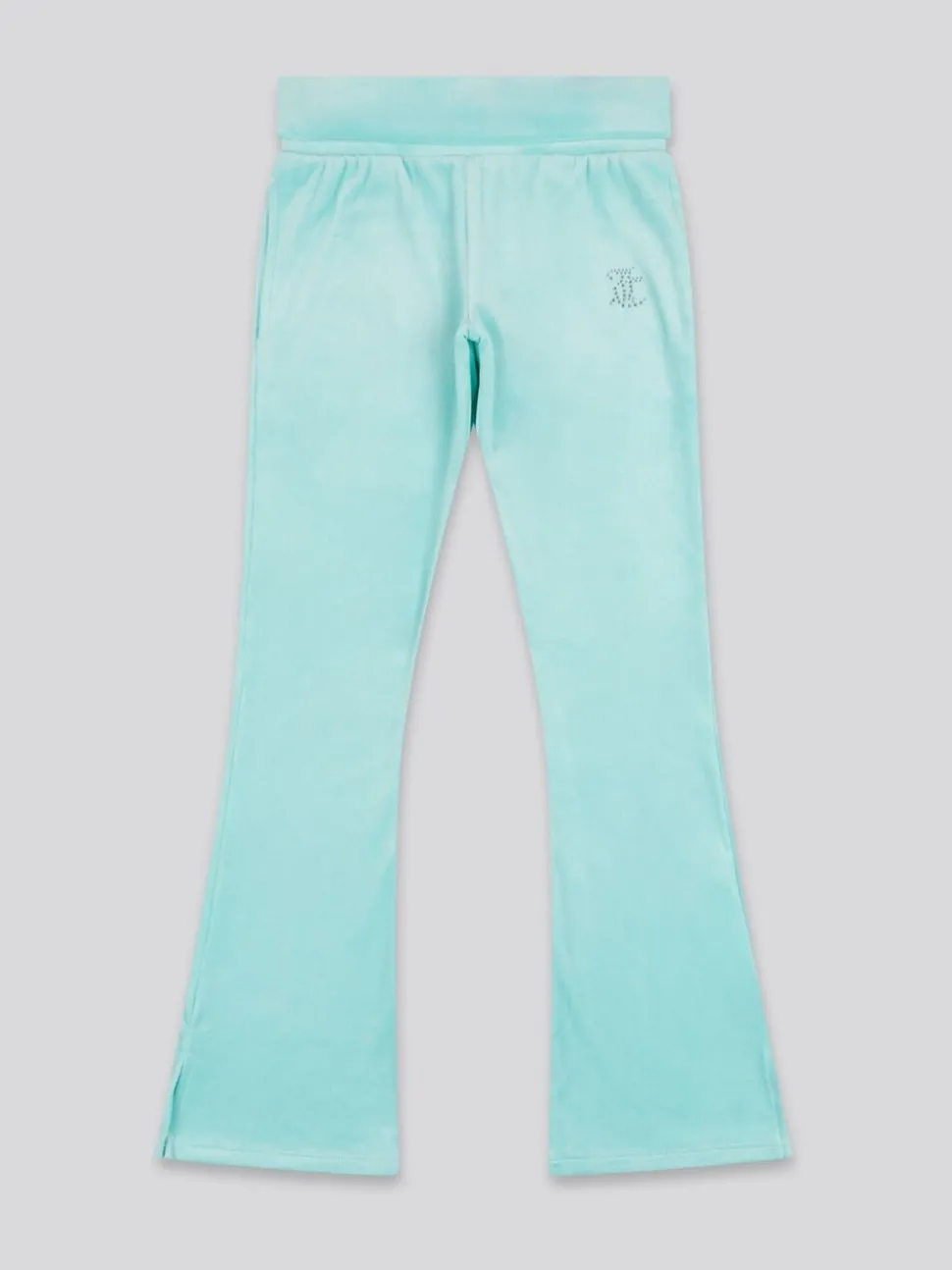 Juicy Couture Blue Fold Over Waist Joggers