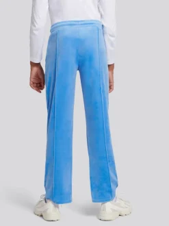 Juicy Couture Blue Juicy Cord Panelled Straight Leg Joggers