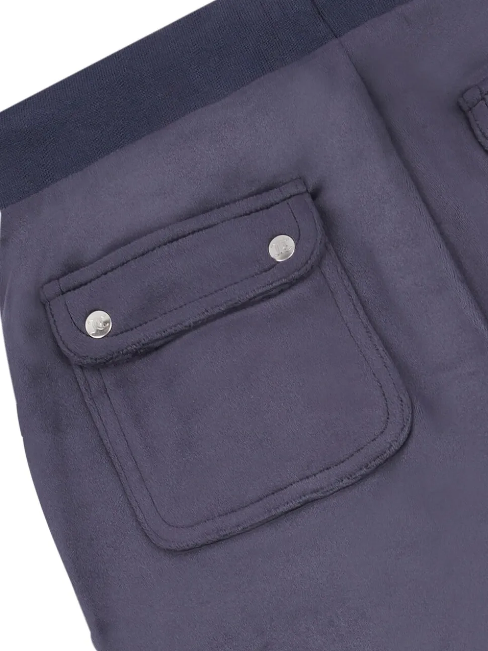 Juicy Couture Blue Mini Girls Diamante Wide Leg Joggers