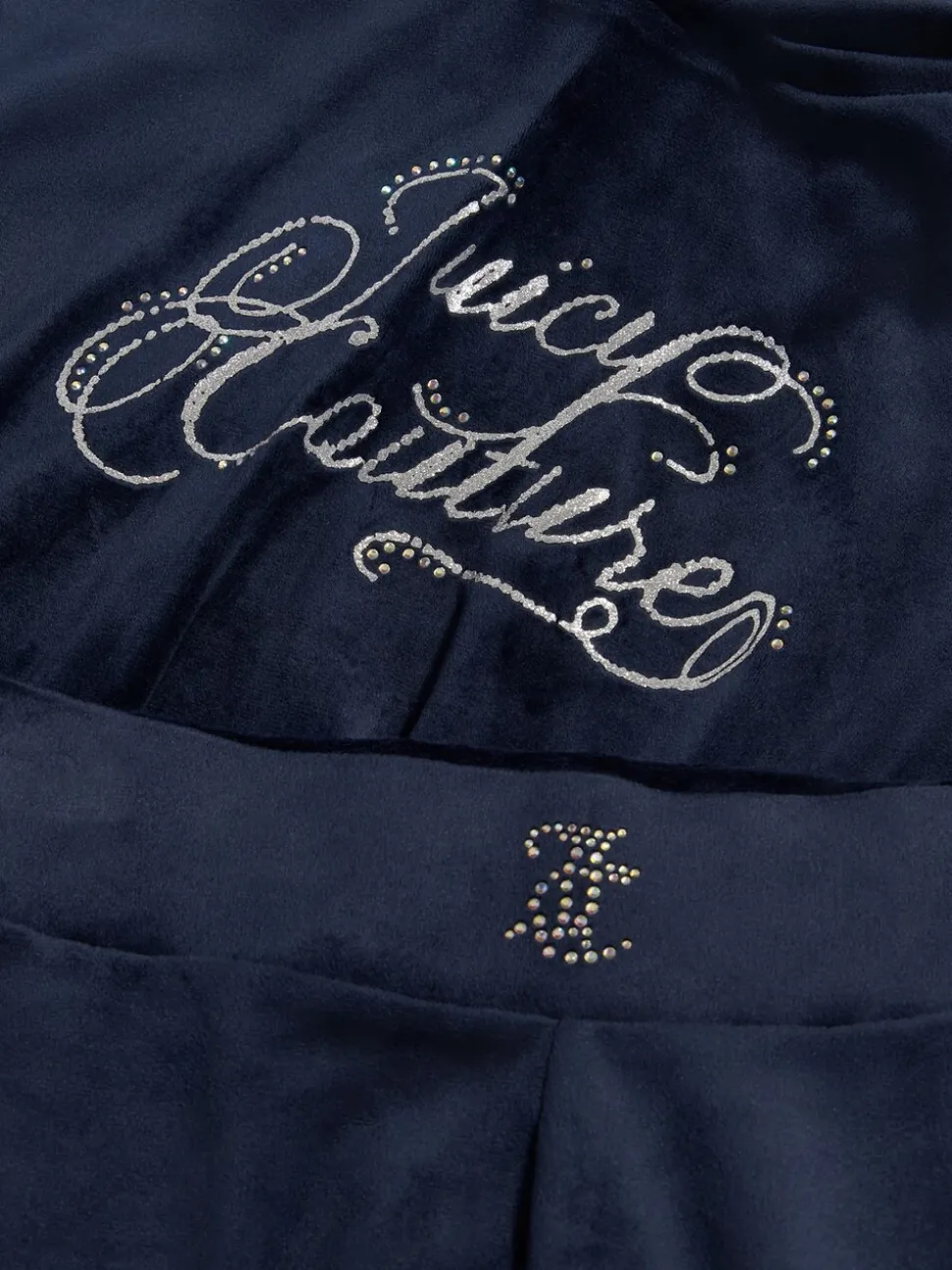 Juicy Couture Blue Relaxed Over-The-Head Hood & Velour Leggings Set