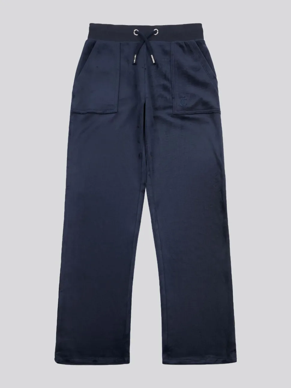 Juicy Couture Blue Tonal Wide Leg Trousers