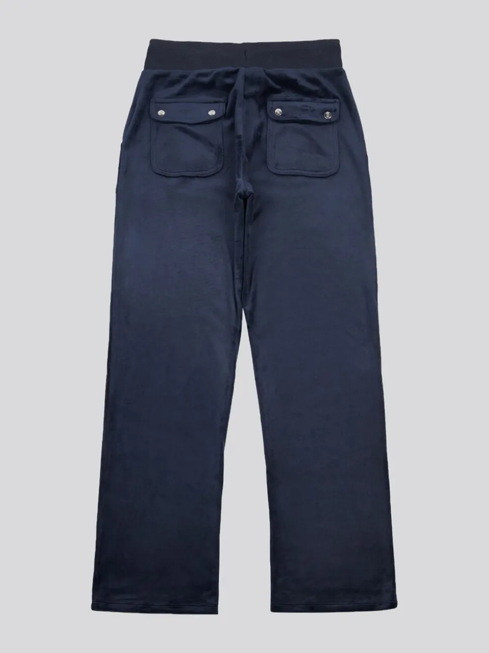 Juicy Couture Blue Tonal Wide Leg Trousers