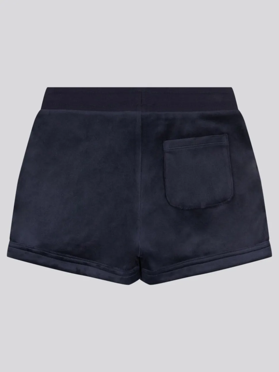 Juicy Couture Blue Velour Fold Up Shorts