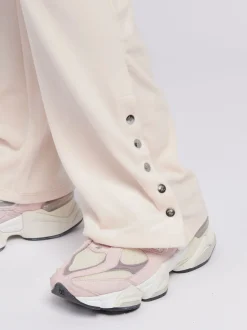 Juicy Couture Cream Girls Velour Straight Leg Joggers