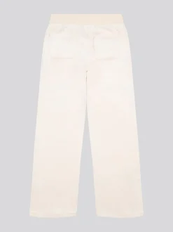 Juicy Couture Cream Girls Velour Straight Leg Joggers