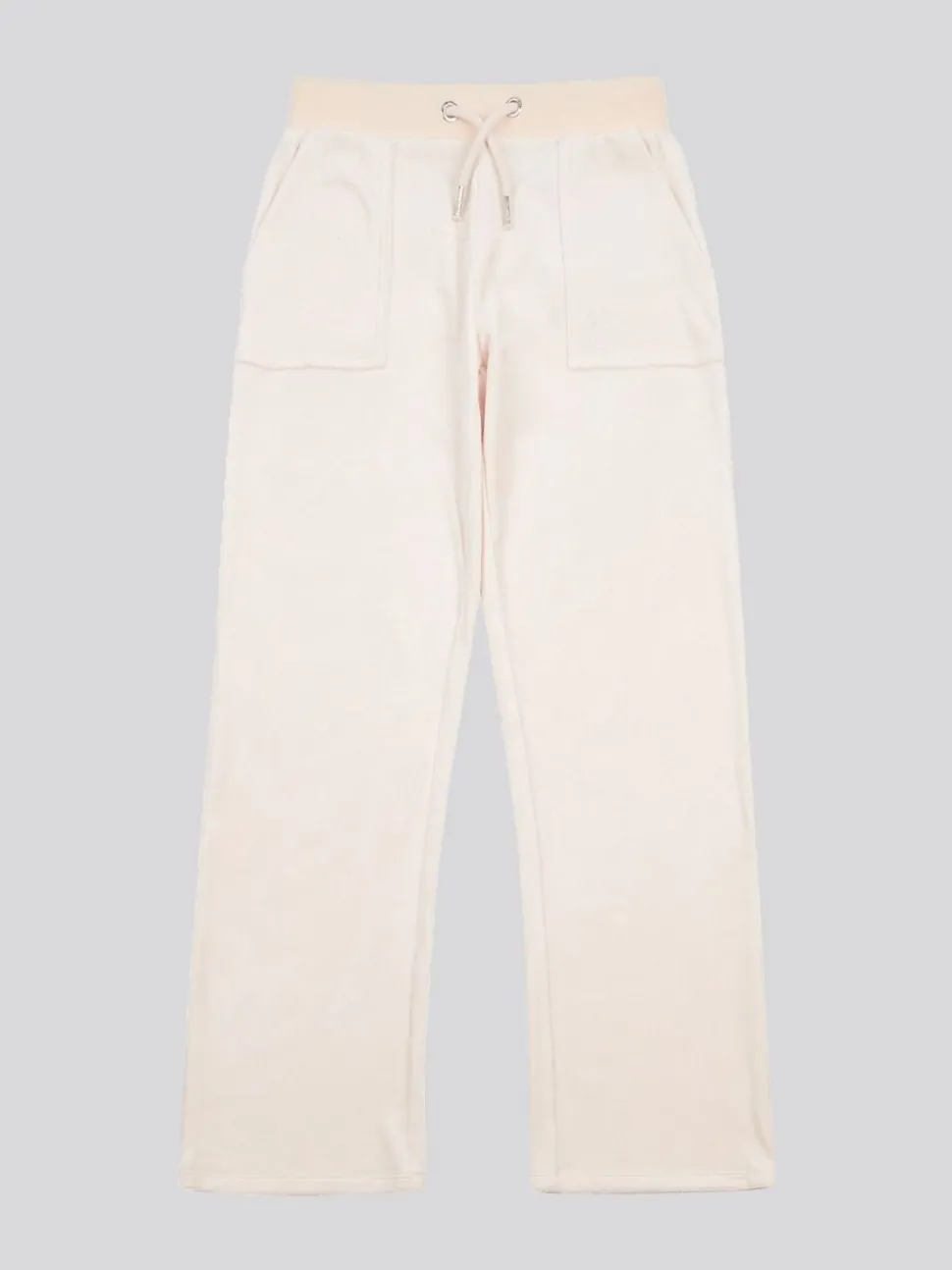 Juicy Couture Cream Tonal Wide Leg Trousers