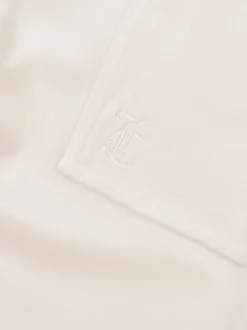 Juicy Couture Cream Tonal Wide Leg Trousers