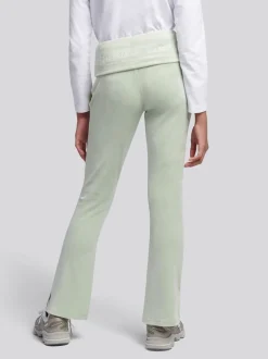 Juicy Couture Green Juicy Fold Over Waist Joggers