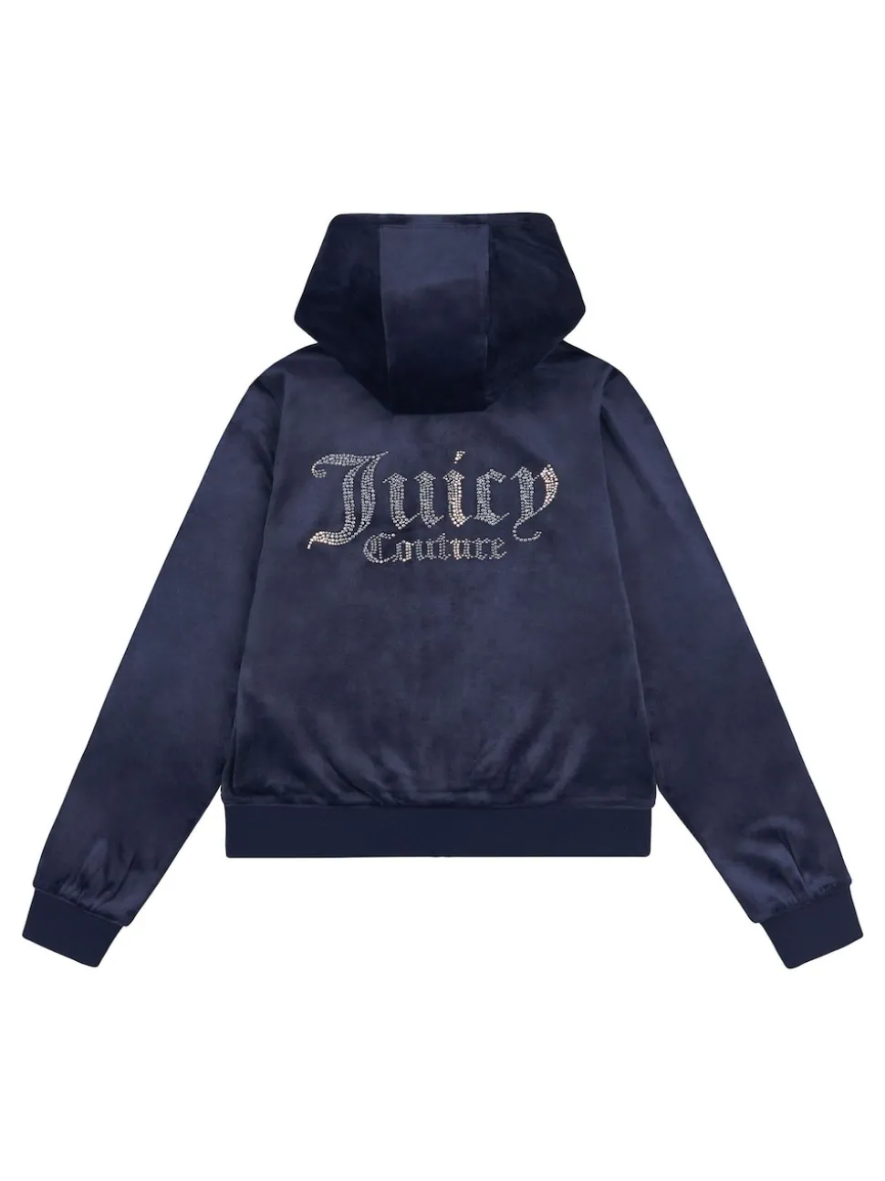 Juicy Couture Light Blue Diamanté Zip Through Hoodie