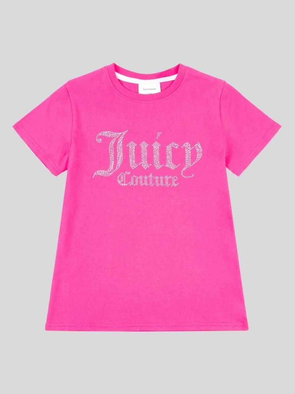 Juicy Couture light Pink Fitted Diamante T-Shirt