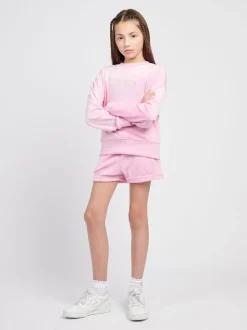 Juicy Couture Light Pink Velour Fold Up Shorts