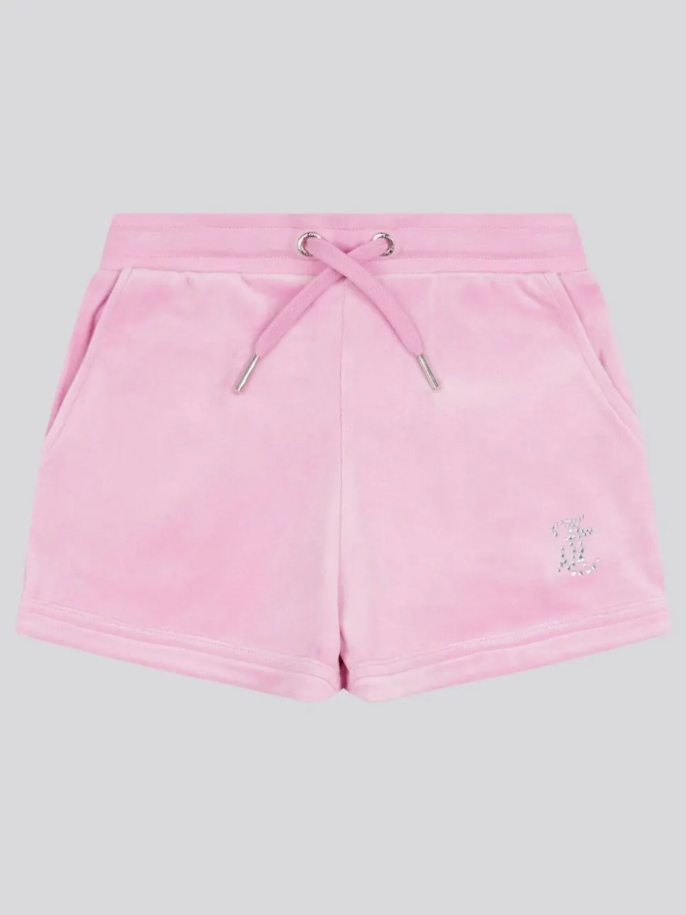Juicy Couture Light Pink Velour Fold Up Shorts