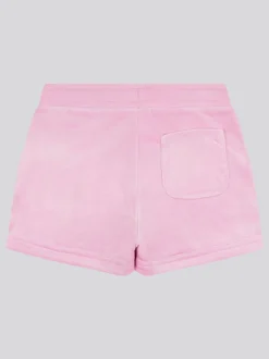 Juicy Couture Light Pink Velour Fold Up Shorts