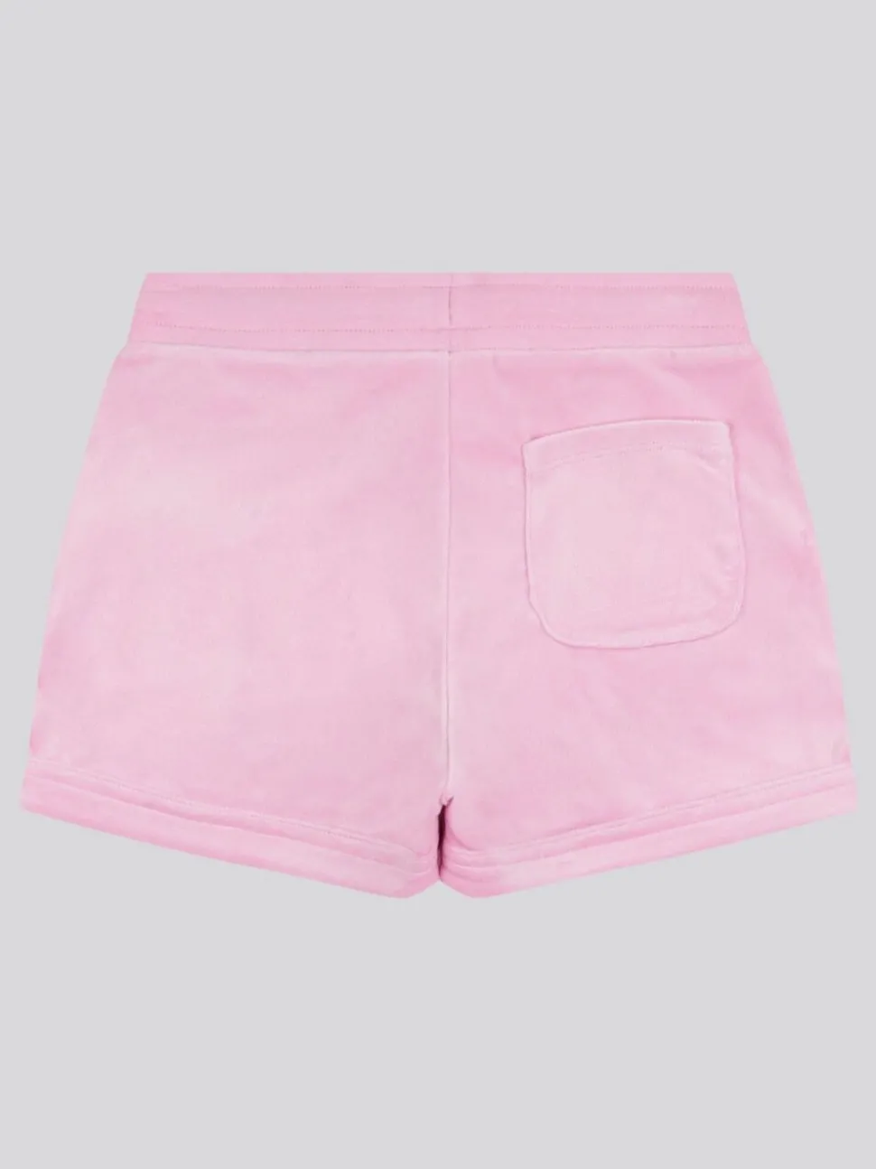Juicy Couture Light Pink Velour Fold Up Shorts