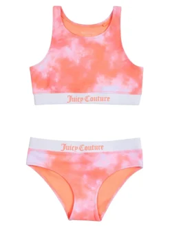 Juicy Couture Orange Tie Dye Swim Set