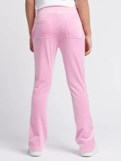 Juicy Couture Pink Diamanté Bootcut Joggers