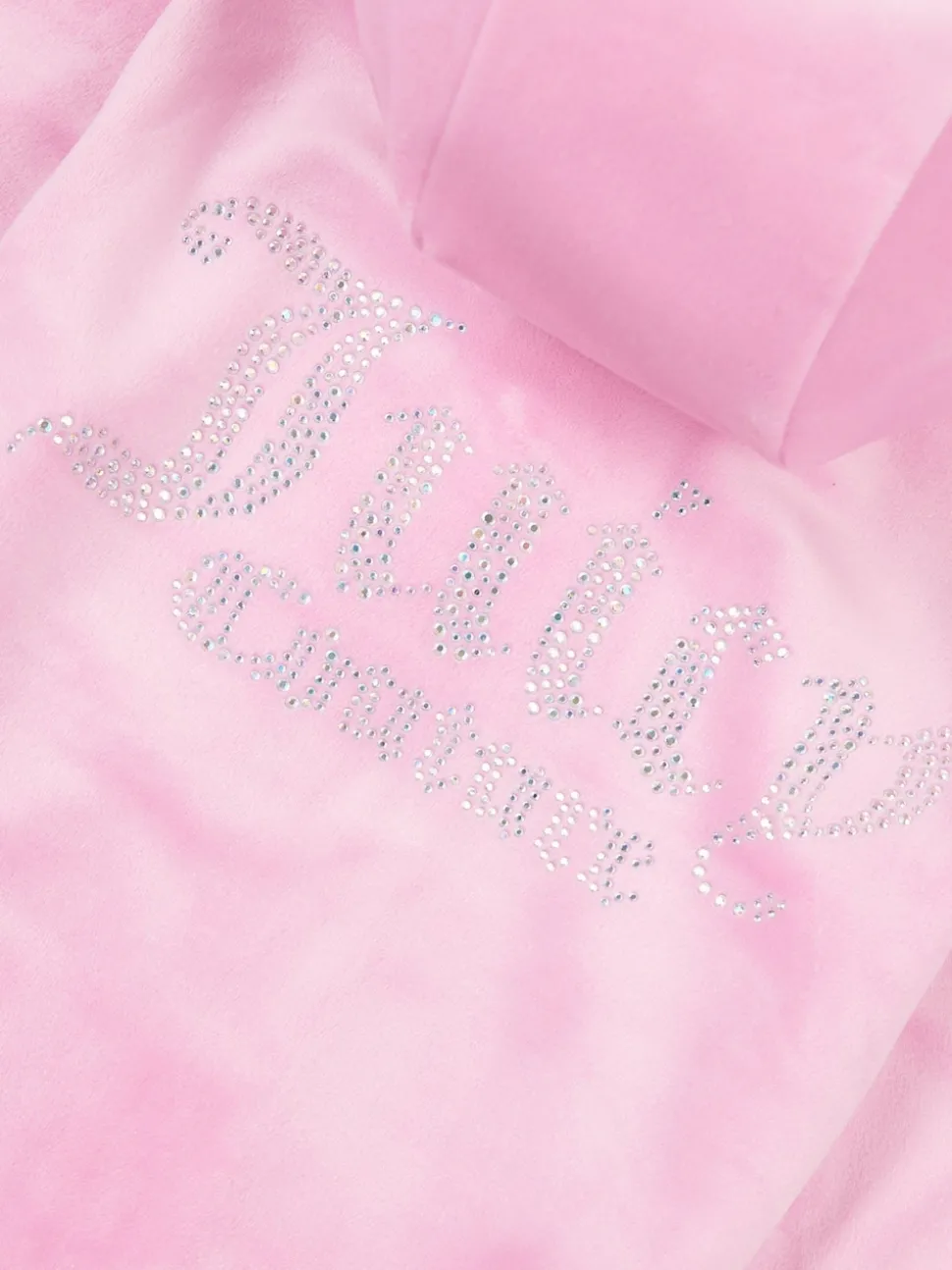 Juicy Couture Pink Diamante Zip Thru Hoodie & Bootcut Joggers Set