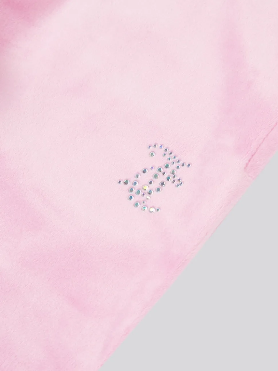 Juicy Couture Pink Diamante Zip Thru Hoodie & Bootcut Joggers Set