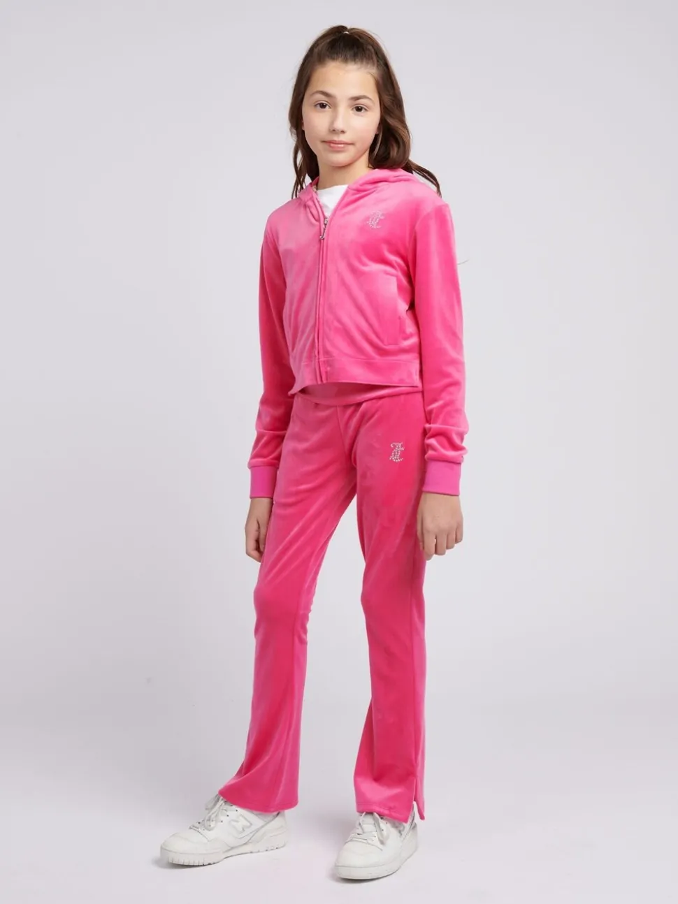 Juicy Couture Pink Fold Over Waist Joggers