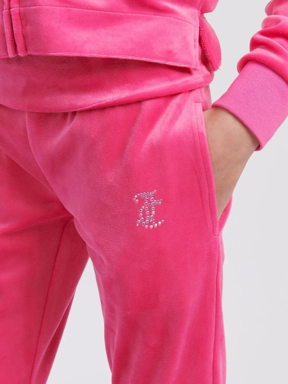 Juicy Couture Pink Fold Over Waist Joggers