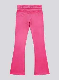Juicy Couture Pink Fold Over Waist Joggers