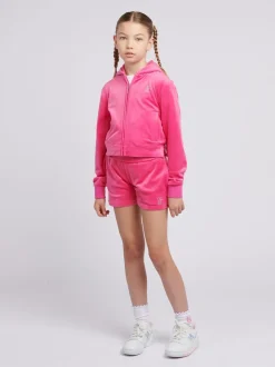 Juicy Couture Pink Fold Over Waist Shorts