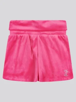 Juicy Couture Pink Fold Over Waist Shorts