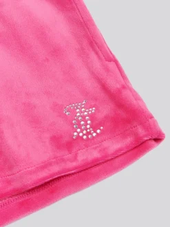 Juicy Couture Pink Fold Over Waist Shorts