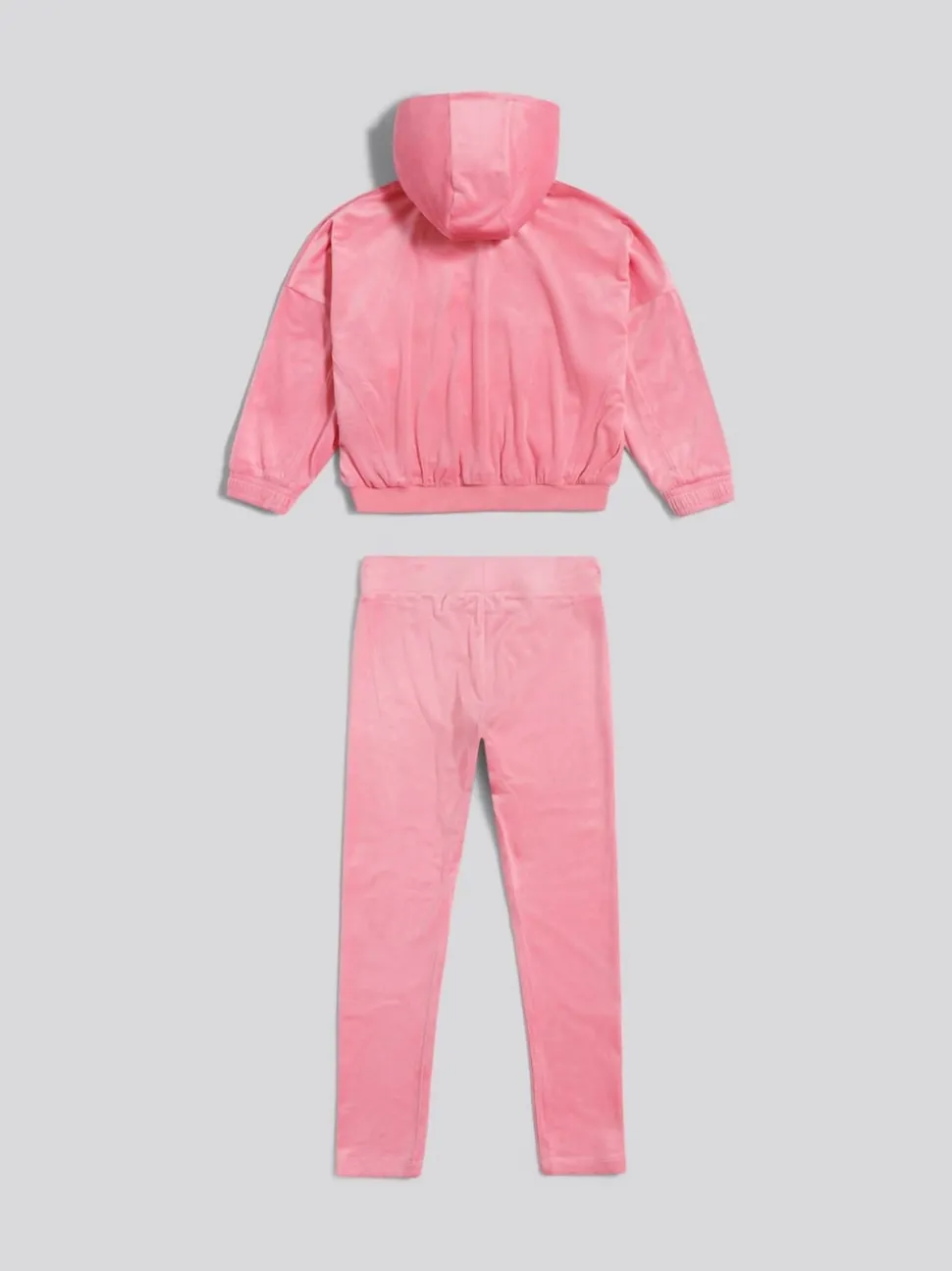 Juicy Couture Pink Relaxed Over-The-Head Hood & Velour Leggings Set