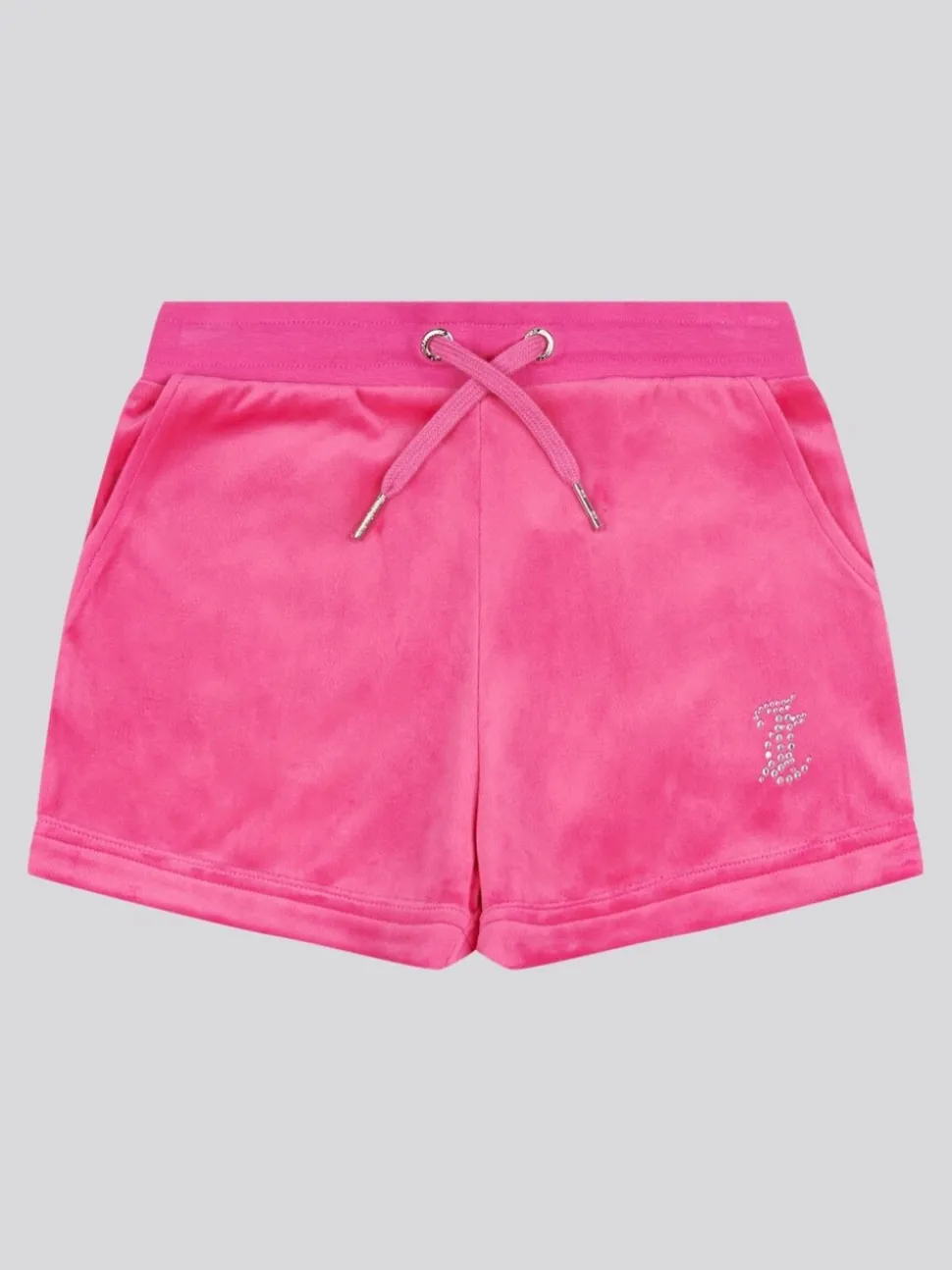 Juicy Couture Pink Velour Fold Up Shorts