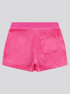 Juicy Couture Pink Velour Fold Up Shorts