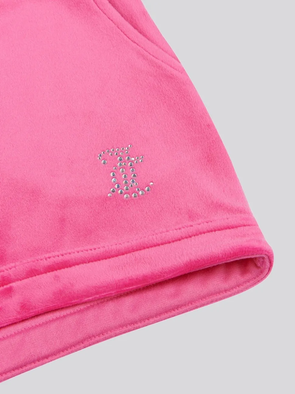 Juicy Couture Pink Velour Fold Up Shorts