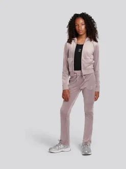 Juicy Couture Purple Diamante Zip Through Hoodie