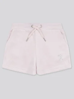 Juicy Couture Purple Velour Fold Up Shorts
