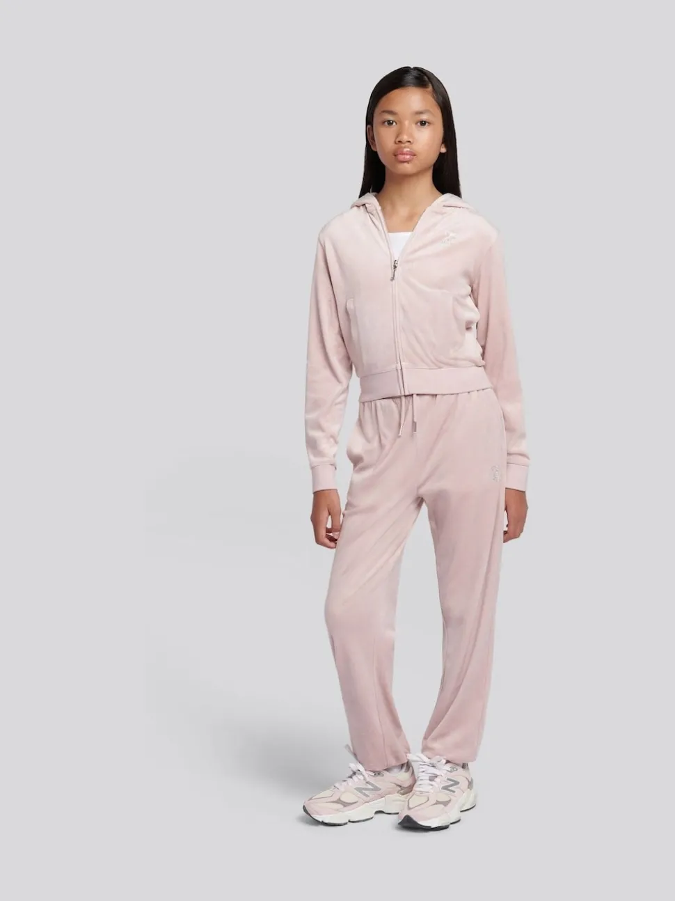 Juicy Couture Purple Zip Through Hoodie and Relaxed Joggers Set