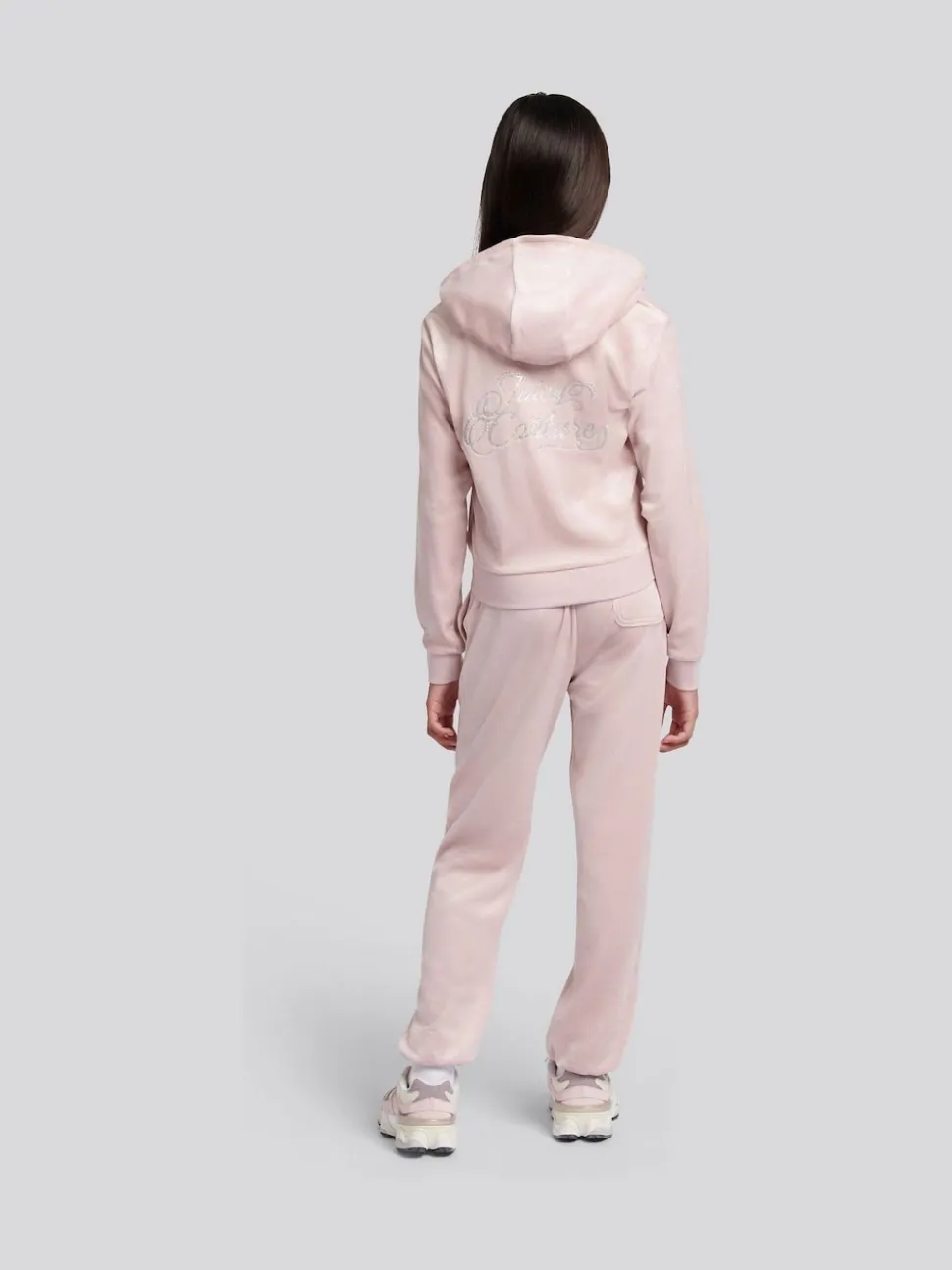 Juicy Couture Purple Zip Through Hoodie and Relaxed Joggers Set